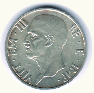 reverse: SAVOIA - Vittorio Emanuele III - 5 Lire 1936.