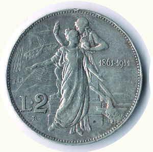 obverse: VITTORIO EMANUELE III - 2 Lire 1911