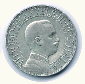 reverse: SAVOIA - Vittorio Emanuele III - 2 Lire 1911.