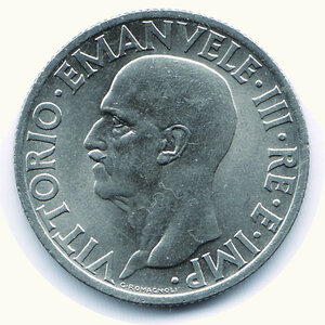 reverse: SAVOIA - Vittorio Emanuele III - Lira 1936.