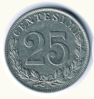 obverse: SAVOIA - Vittorio Emanuele III - 25 Cent. 1902.