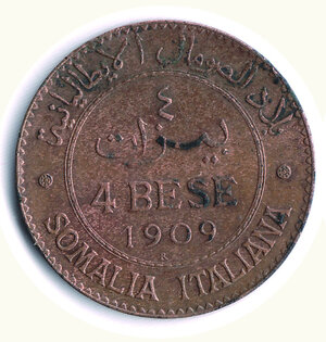 obverse: SAVOIA - Vittorio Emanuele III - 4 Bese 1909.