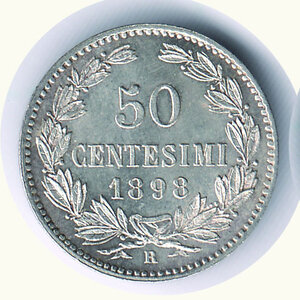 obverse: SAN MARINO - 50 Centesimi 1898