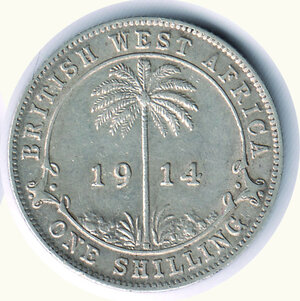 reverse: AFRICA OCCIDENTALE BRITANNICA - Shilling 1914