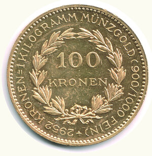 obverse: AUSTRIA Repubblica - 100 Kronen 1923