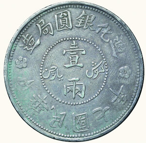 reverse: CINA - Sinkiang (Repubblica) - Dollar 1918