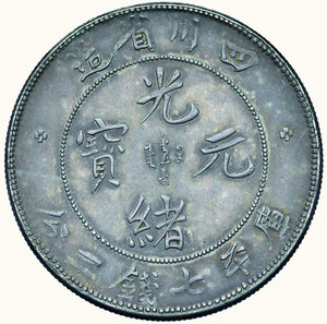 reverse: CINA - Szechuen (Impero) - Dollar 1901