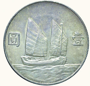 reverse: CINA - Sun Yat Sen presidente - Dollar 1934