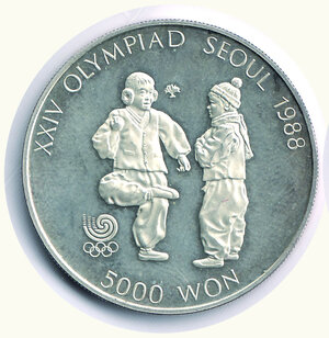 obverse: COREA DEL SUD - 5.000 Won 1987