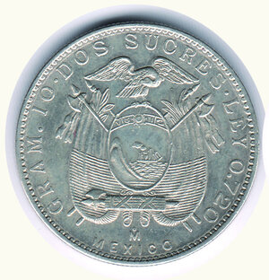 obverse: ECUADOR - 2 Sucres 1944