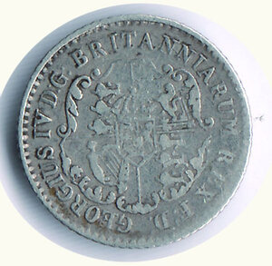 reverse: EST INDIE BRITANNICHE - Giorgio IV - 1/16 di Dollaro 1822 - coniazione detta “Dell’ancora” - KM 1.
