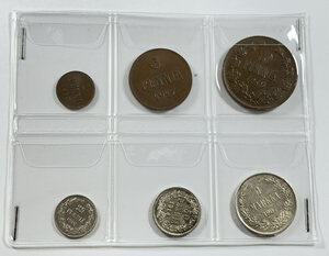 obverse: FINLANDIA - 6 monete in FDC/q.FDC