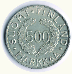 obverse: FINLANDIA - 500 Markka 1952