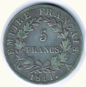 obverse: FRANCIA - Napoleone I imperatore - 5 Francs