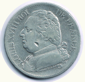 reverse: FRANCIA - Luigi XVIII - 5 Francs 1815
