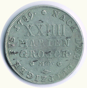 obverse: GERMANIA - Antichi Stati - Brunswick - 24  Marien 1789.