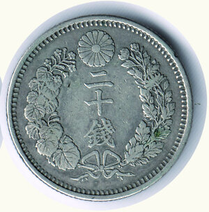 reverse: GIAPPONE - 20 Sen 1876 - KM 24.