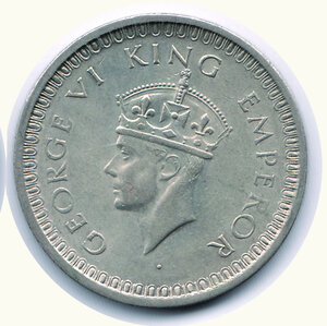 reverse: INDIA BRITANNICA - Giorgio VI - Rupia 1942 - KM 557.1