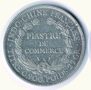 obverse: INDOCINA FRANCESE -  Piastra di commercio 1902.