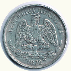reverse: MESSICO - Peso 1872 - Zecca Città del Messico.