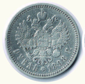 obverse: RUSSIA - Nicola II - Rublo 1898