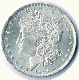 reverse: STATI UNITI - Dollar 1884
