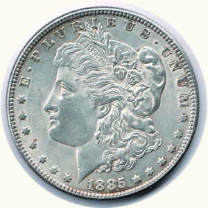 reverse: STATI UNITI - Dollar 1885 - Philadelphia