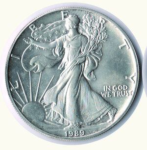 obverse: STATI UNITI - Oncia Walking 1989.