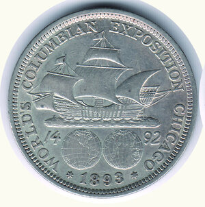 obverse: STATI UNITI - Half Dollar 1893