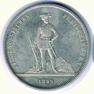 obverse: SVIZZERA - Tiri federali cantonali - Zurigo 1859 -  Alfa 454.