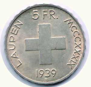 reverse: SVIZZERA - Confederazione - 5 Francs