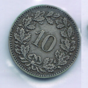 obverse: SVIZZERA - Confederazione Elvetica - 10 Rappen