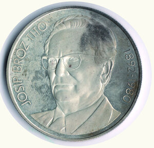 reverse: YUGOSLAVIA - 1000 Dinari 1980 