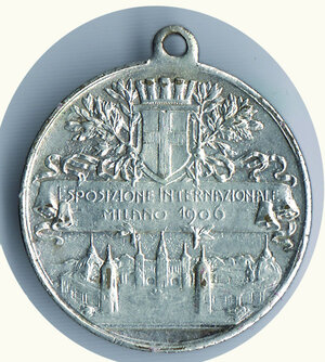 reverse: MILANO - Esposizione Internazionale 1906 - Inaugurazione Passo del Sempione