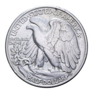 reverse: STATI UNITI HALF DOLLAR 1946 LIBERTY AG. 12,48 GR. BB+