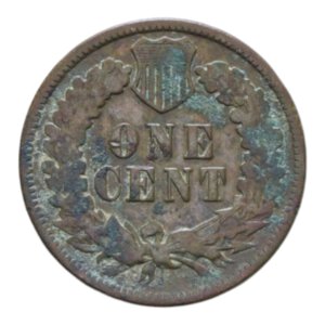 reverse: STATI UNITI 1 CENT. 1888 INDIAN HEAD CU. 2,96 GR. BB