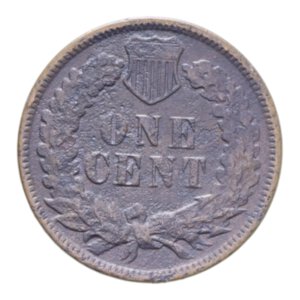 reverse: STATI UNITI 1 CENT. 1890 INDIAN HEAD CU. 3,02 GR. BB