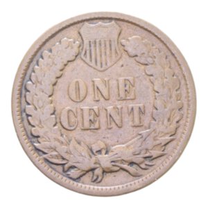 reverse: STATI UNITI 1 CENT. 1896 INDIAN HEAD CU. 3,07 GR. BB+