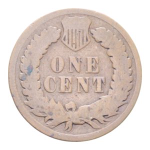 reverse: STATI UNITI 1 CENT. 1897 INDIAN HEAD CU. 2,98 GR. qBB
