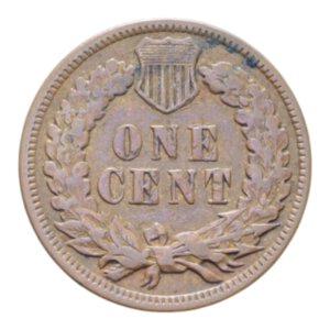 reverse: STATI UNITI 1 CENT. 1898 INDIAN HEAD CU. 3,05 GR. BB-SPL