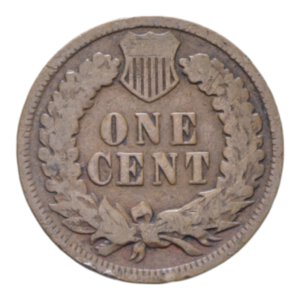 reverse: STATI UNITI 1 CENT. 1899 INDIAN HEAD CU. 2,99 GR. BB