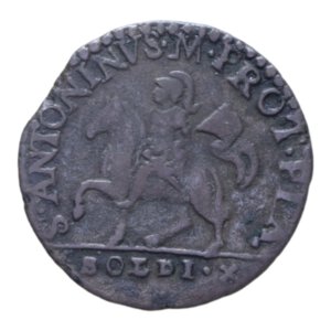 reverse: PIACENZA FRANCESCO I FARNESE (1694-1777) 10 SOLDI MI. 2,62 GR. BB