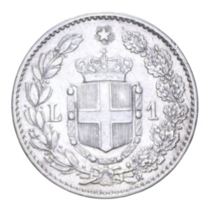 reverse: UMBERTO I (1878-1900) 1 LIRA 1899 ROMA AG. 4,98 GR. BB-SPL