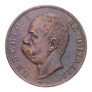 obverse: UMBERTO I (1878-1900) 10 CENT. 1894 ROMA R CU. 9,96 GR. SPL/SPL+