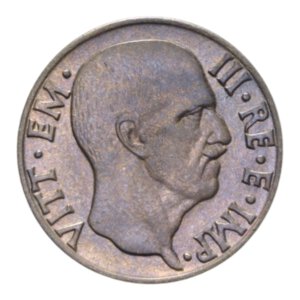 obverse: VITT. EMANUELE III (1900-1943) 5 CENT. 1941 IMPERO BA. 3,03 GR. FDC 
