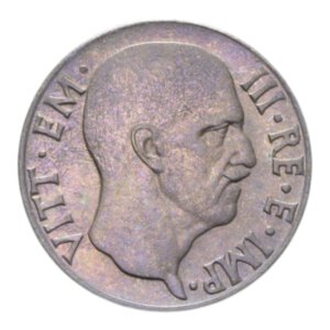 obverse: VITT. EMANUELE III (1900-1943) 5 CENT. 1942 IMPERO BA. 3,02 GR. FDC 