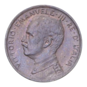 obverse: VITT. EMANUELE III (1900-1943) 1 CENT. 1911 ITALIA SU PRORA R CU. 1 GR. FDC