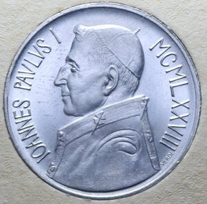 obverse: GIOVANNI PAOLO I (1978) 1000 LIRE 1978 AG. 14,6 GR. IN FOLDER FDC