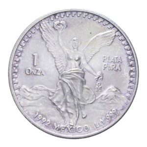 reverse: MESSICO 1 ONCIA 1992 AG. 31,14 GR. FDC