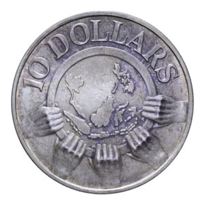 reverse: SINGAPORE 10 DOLLARS 1977 AG. 31,51 GR. FDC